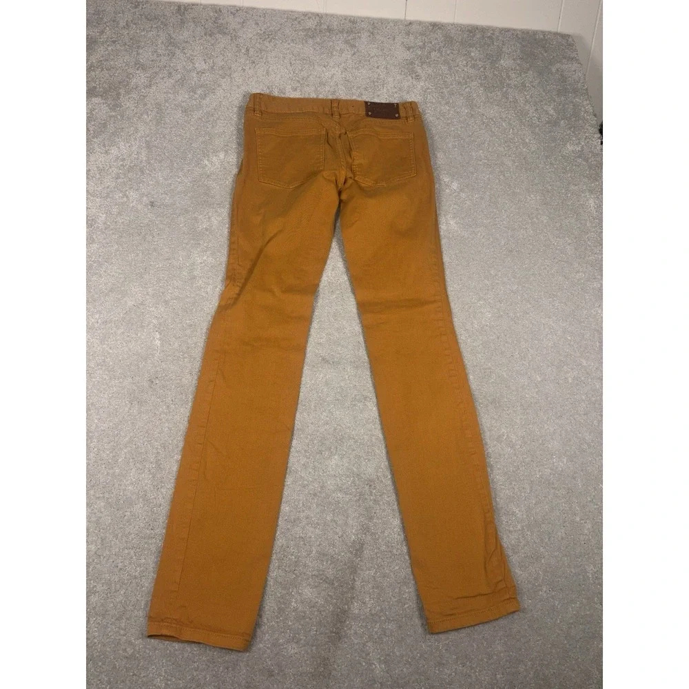 Tory Burch Yellow/orange Denim Ivy Super Skinny Jeans Size‎ 27